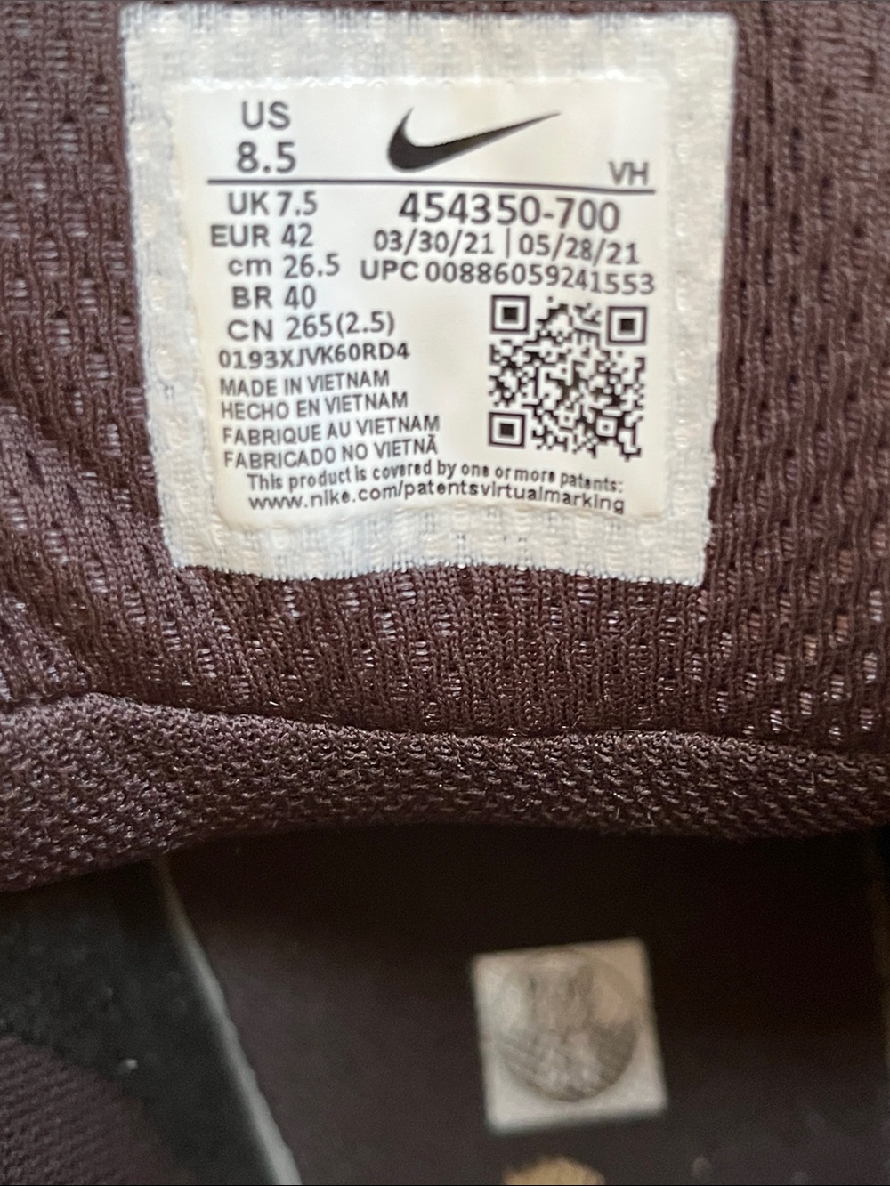 Nike Manoa Mens 8.5 Tan and Black Work Boot - Picture 5 of 16